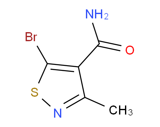 5-bromo-3-methyl-1,2-thiazole-4-carboxamide