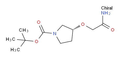tert-butyl (3R)-3-(carbamoylmethoxy)pyrrolidine-1-carboxylate