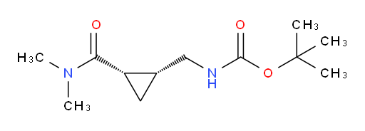 rac-tert-butyl N-{[(1R,2S)-2-(dimethylcarbamoyl)cyclopropyl]methyl}carbamate