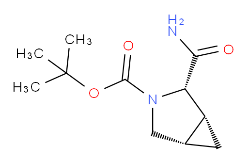 rac-tert-butyl (1R,2S,5S)-2-carbamoyl-3-azabicyclo[3.1.0]hexane-3-carboxylate