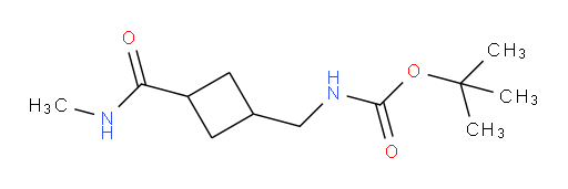 tert-butyl N-{[3-(methylcarbamoyl)cyclobutyl]methyl}carbamate