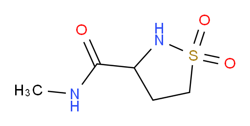 N-methyl-1,1-dioxo-1lambda6,2-thiazolidine-3-carboxamide