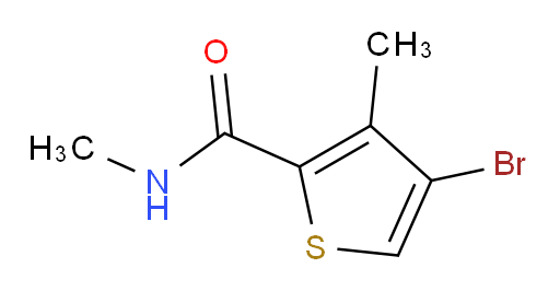 4-bromo-N,3-dimethylthiophene-2-carboxamide