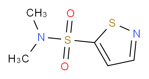 N,N-dimethyl-1,2-thiazole-5-sulfonamide