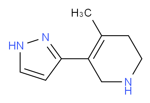 4-methyl-5-(1H-pyrazol-3-yl)-1,2,3,6-tetrahydropyridine