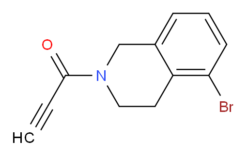 1-(5-bromo-1,2,3,4-tetrahydroisoquinolin-2-yl)prop-2-yn-1-one