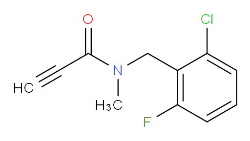 N-[(2-chloro-6-fluorophenyl)methyl]-N-methylprop-2-ynamide