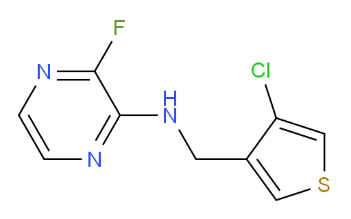 N-[(4-chlorothiophen-3-yl)methyl]-3-fluoropyrazin-2-amine