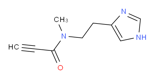 N-[2-(1H-imidazol-5-yl)ethyl]-N-methylprop-2-ynamide