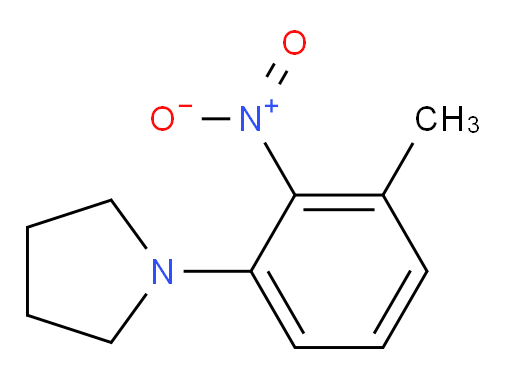 1-(3-methyl-2-nitrophenyl)pyrrolidine