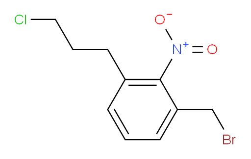 1-(bromomethyl)-3-(3-chloropropyl)-2-nitrobenzene