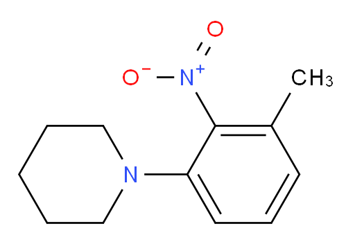 1-(3-methyl-2-nitrophenyl)piperidine