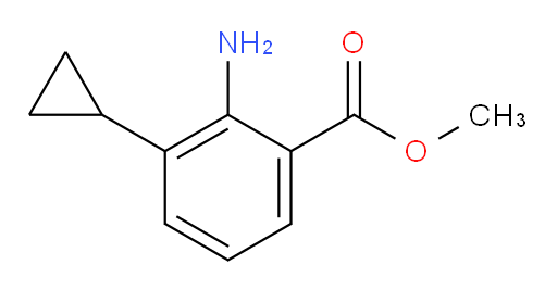 methyl 2-amino-3-cyclopropylbenzoate