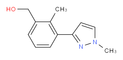 (2-methyl-3-(1-methyl-1H-pyrazol-3-yl)phenyl)methanol