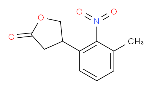 4-(3-methyl-2-nitrophenyl)dihydrofuran-2(3H)-one