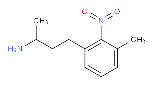 4-(3-methyl-2-nitrophenyl)butan-2-amine