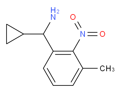 cyclopropyl(3-methyl-2-nitrophenyl)methanamine