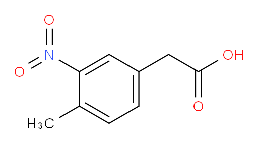 2-(4-methyl-3-nitrophenyl)acetic acid