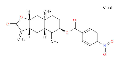 (3aR,4aR,6R,8aR,9aR)-8a-methyl-3,5-dimethylene-2-oxododecahydronaphtho[2,3-b]furan-6-yl 4-nitrobenzoate