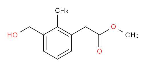 methyl 2-(3-(hydroxymethyl)-2-methylphenyl)acetate