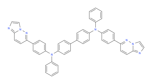 N4,N4'-bis(4-(imidazo[1,2-b]pyridazin-6-yl)phenyl)-N4,N4'-diphenyl-[1,1'-biphenyl]-4,4'-diamine