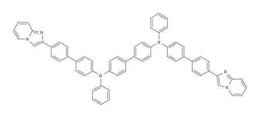 N4,N4'-bis(4'-(imidazo[1,2-a]pyridin-2-yl)-[1,1'-biphenyl]-4-yl)-N4,N4'-diphenyl-[1,1'-biphenyl]-4,4'-diamine
