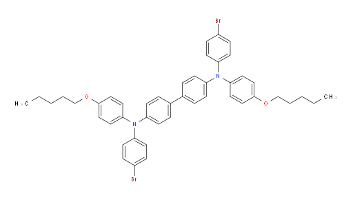 N4,N4'-bis(4-bromophenyl)-N4,N4'-bis(4-(pentyloxy)phenyl)-[1,1'-biphenyl]-4,4'-diamine