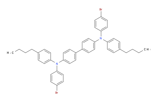 N4,N4'-bis(4-bromophenyl)-N4,N4'-bis(4-butylphenyl)-[1,1'-biphenyl]-4,4'-diamine