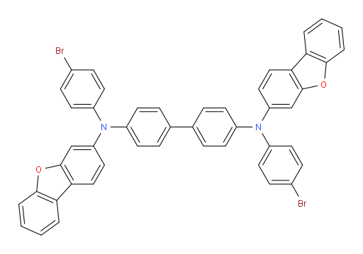 N4,N4'-bis(4-bromophenyl)-N4,N4'-bis(dibenzo[b,d]furan-3-yl)-[1,1'-biphenyl]-4,4'-diamine