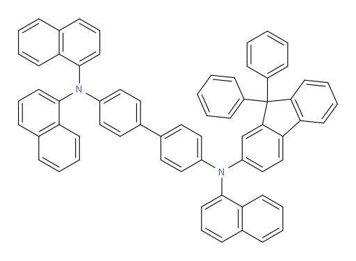 N4-(9,9-diphenyl-9H-fluoren-2-yl)-N4,N4',N4'-tri(naphthalen-1-yl)-[1,1'-biphenyl]-4,4'-diamine