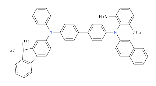N4-(9,9-dimethyl-9H-fluoren-2-yl)-N4'-(2,6-dimethylphenyl)-N4'-(naphthalen-2-yl)-N4-phenyl-[1,1'-biphenyl]-4,4'-diamine