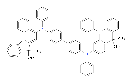 N4-(9,9-dimethyl-10-phenyl-9,10-dihydroacridin-3-yl)-N4'-(7,7-dimethyl-7H-benzo[c]fluoren-5-yl)-N4,N4'-diphenyl-[1,1'-biphenyl]-4,4'-diamine
