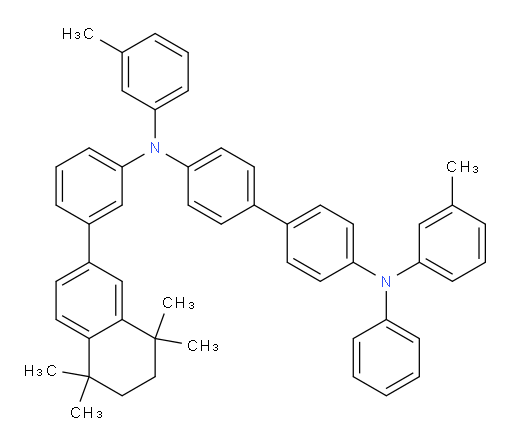 N4-phenyl-N4'-(3-(5,5,8,8-tetramethyl-5,6,7,8-tetrahydronaphthalen-2-yl)phenyl)-N4,N4'-di-m-tolyl-[1,1'-biphenyl]-4,4'-diamine