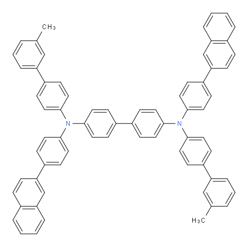 N4,N4'-bis(3'-methyl-[1,1'-biphenyl]-4-yl)-N4,N4'-bis(4-(naphthalen-2-yl)phenyl)-[1,1'-biphenyl]-4,4'-diamine