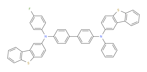 N4,N4'-bis(dibenzo[b,d]thiophen-2-yl)-N4-(4-fluorophenyl)-N4'-phenyl-[1,1'-biphenyl]-4,4'-diamine