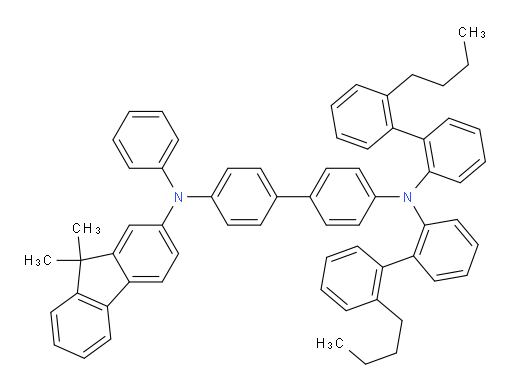 N4,N4-bis(2'-butyl-[1,1'-biphenyl]-2-yl)-N4'-(9,9-dimethyl-9H-fluoren-2-yl)-N4'-phenyl-[1,1'-biphenyl]-4,4'-diamine