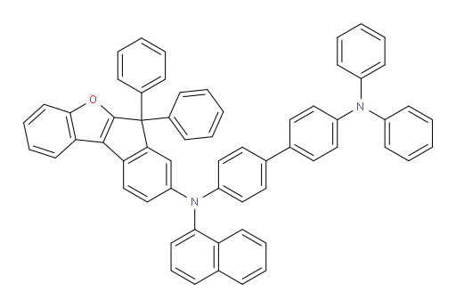 N4-(6,6-diphenyl-6H-indeno[2,1-b]benzofuran-8-yl)-N4-(naphthalen-1-yl)-N4',N4'-diphenyl-[1,1'-biphenyl]-4,4'-diamine