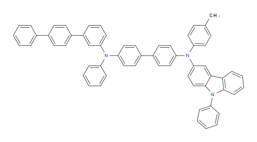 N4-([1,1':4',1''-terphenyl]-3-yl)-N4-phenyl-N4'-(9-phenyl-9H-carbazol-3-yl)-N4'-(p-tolyl)-[1,1'-biphenyl]-4,4'-diamine