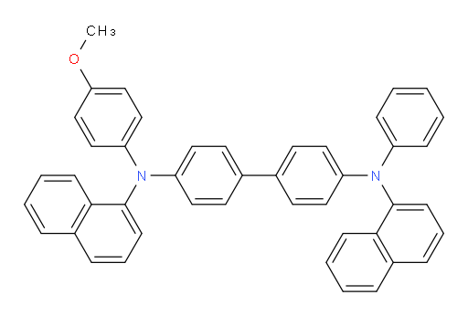 N4-(4-methoxyphenyl)-N4,N4'-di(naphthalen-1-yl)-N4'-phenyl-[1,1'-biphenyl]-4,4'-diamine