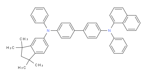 N4-(naphthalen-1-yl)-N4,N4'-diphenyl-N4'-(1,1,3,3-tetramethyl-2,3-dihydro-1H-inden-5-yl)-[1,1'-biphenyl]-4,4'-diamine