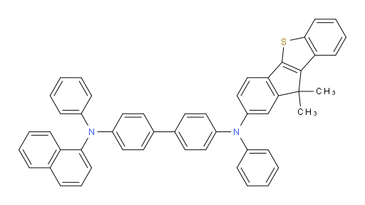 N4-(10,10-dimethyl-10H-benzo[b]indeno[2,1-d]thiophen-2-yl)-N4'-(naphthalen-1-yl)-N4,N4'-diphenyl-[1,1'-biphenyl]-4,4'-diamine