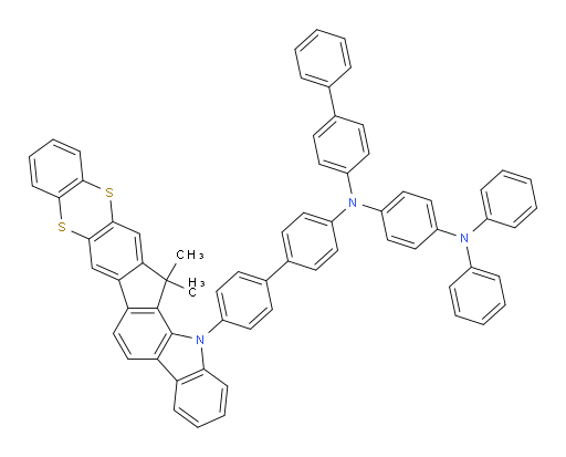 N1-([1,1'-biphenyl]-4-yl)-N1-(4'-(16,16-dimethylbenzo[5',6'][1,4]dithiino[2',3':5,6]indeno[2,1-a]carbazol-1(16H)-yl)-[1,1'-biphenyl]-4-yl)-N4,N4-diphenylbenzene-1,4-diamine