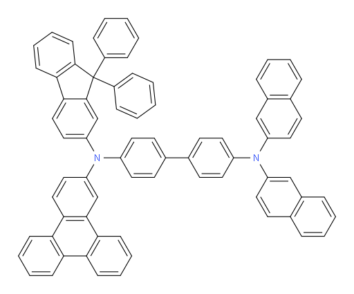 N4-(9,9-diphenyl-9H-fluoren-2-yl)-N4',N4'-di(naphthalen-2-yl)-N4-(triphenylen-2-yl)-[1,1'-biphenyl]-4,4'-diamine