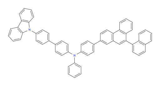 4'-(9H-carbazol-9-yl)-N-(4-(9-(naphthalen-1-yl)phenanthren-2-yl)phenyl)-N-phenyl-[1,1'-biphenyl]-4-amine