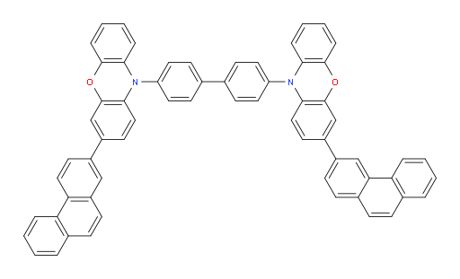 3-(phenanthren-2-yl)-10-(4'-(3-(phenanthren-3-yl)-10H-phenoxazin-10-yl)-[1,1'-biphenyl]-4-yl)-10H-phenoxazine