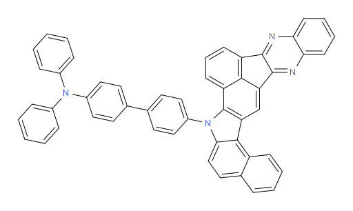 4'-(4H-benzo[g]quinoxalino[2',3':2,3]indeno[7,1-ab]carbazol-4-yl)-N,N-diphenyl-[1,1'-biphenyl]-4-amine