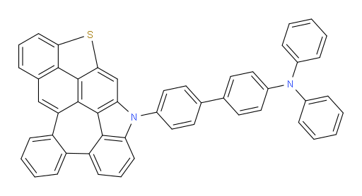 4'-(14H-12-thia-14-azacyclopenta[def]dibenzo[3,4:5,6]azuleno[7,8,1-mna]phenanthren-14-yl)-N,N-diphenyl-[1,1'-biphenyl]-4-amine
