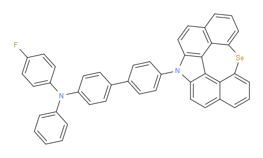 4'-(12H-6-selena-12-azaindeno[2,1,7,6-ghij]pleiaden-12-yl)-N-(4-fluorophenyl)-N-phenyl-[1,1'-biphenyl]-4-amine