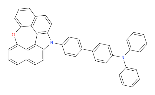 4'-(12H-6-oxa-12-azaindeno[2,1,7,6-ghij]pleiaden-12-yl)-N,N-diphenyl-[1,1'-biphenyl]-4-amine