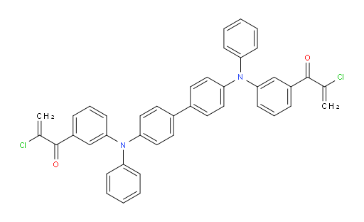 1,1'-(([1,1'-biphenyl]-4,4'-diylbis(phenylazanediyl))bis(3,1-phenylene))bis(2-chloroprop-2-en-1-one)